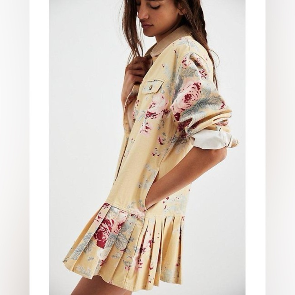 Free People Connor Printed Mini Dress - Picture 6 of 6